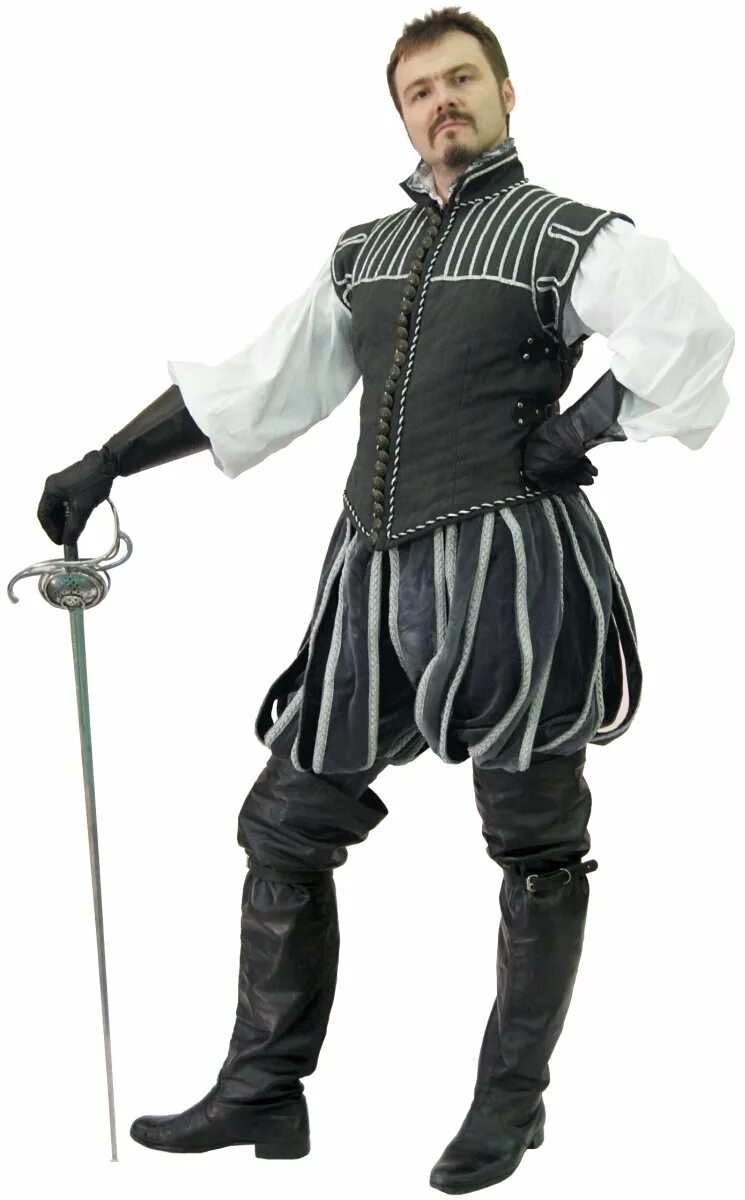 Дублет 16 века. Средневековый мужской костюм. Средневековая одежда мужская. Средневековая одежда мужчин.