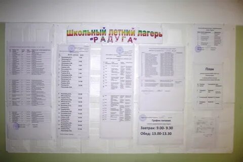 Список детей в лагере