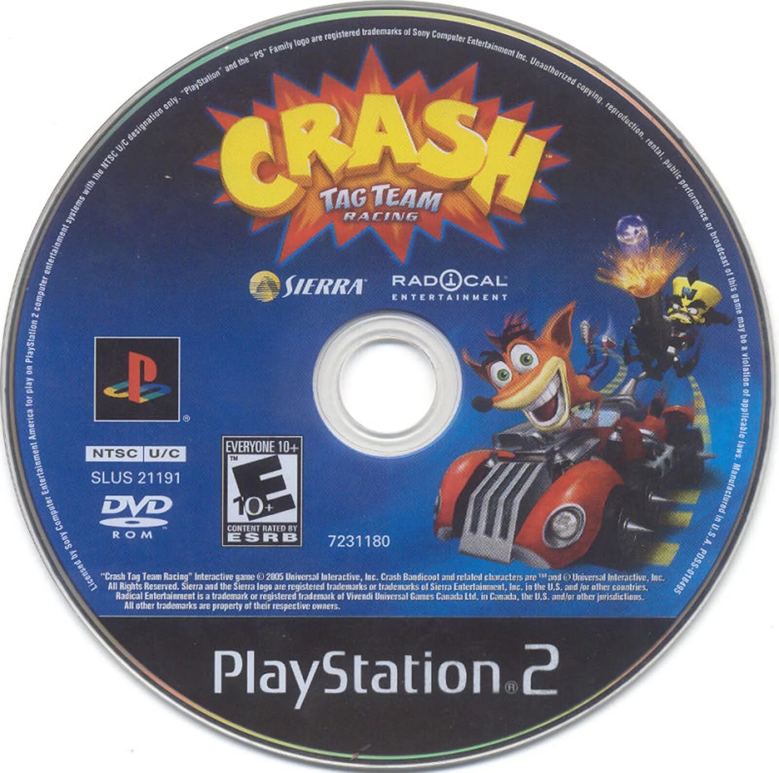 Crash tag. Crash bandicoot racing ps2. диск ps2 крэш. crash tag team racing playstation 2. crash гонки на ps2.