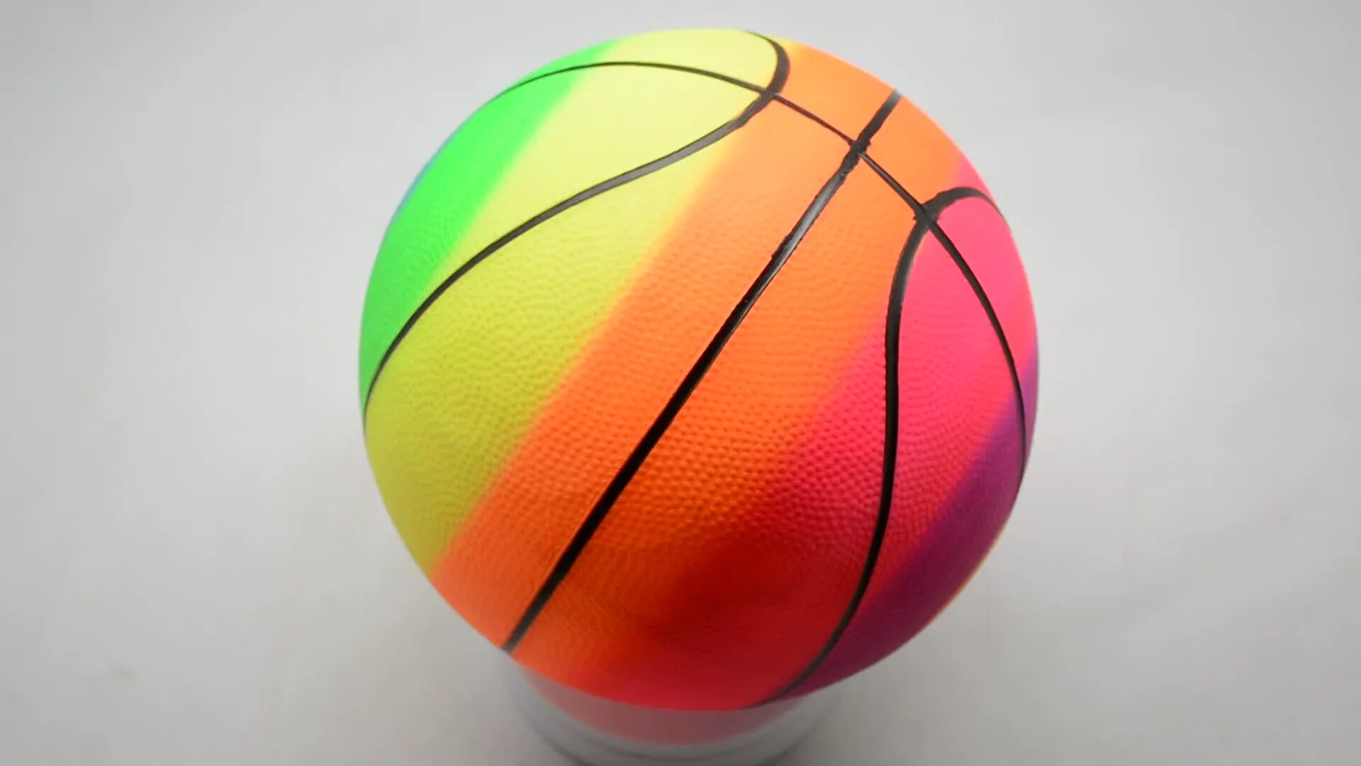 Неоновый баскетбольный мяч. Резиновый мяч. Мячики для детей. Баскетбольный мячик. Радужный мяч игры