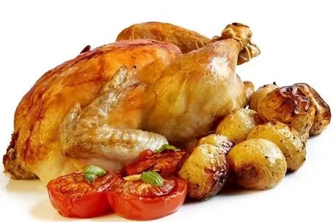 Курица запечен