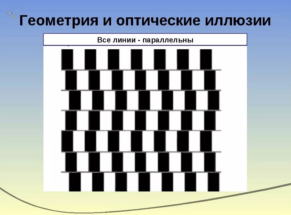 Иллюзия в математике проект
