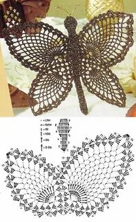 Схемы красивых бабочек