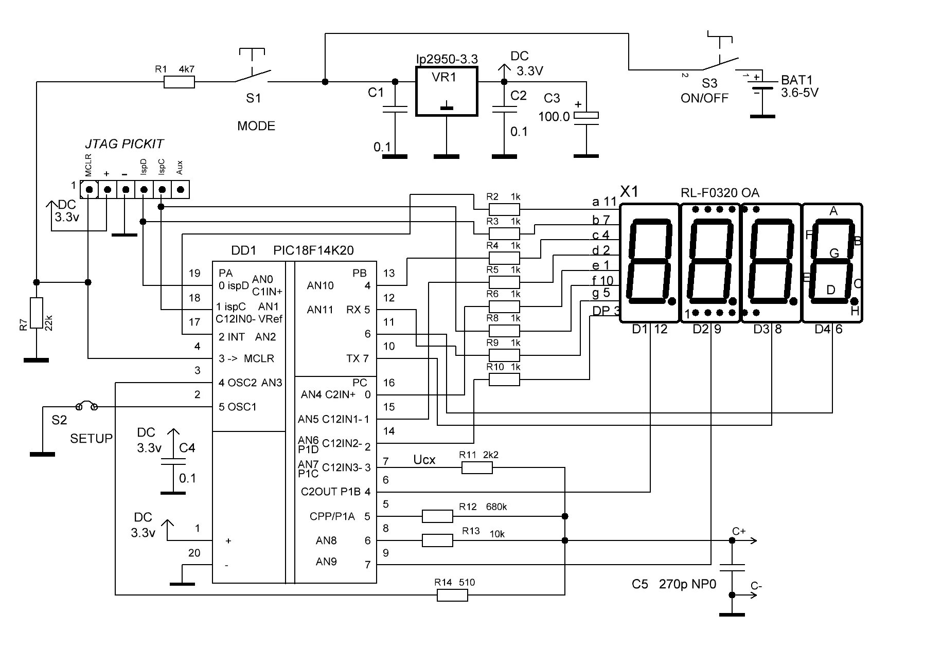 Схемы на pic контроллерах Вольтамперметр на Atmega8 и LCD 1602 DRIVE2