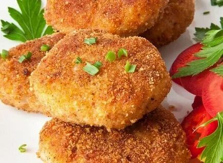 Куриные котлеты в панировке
