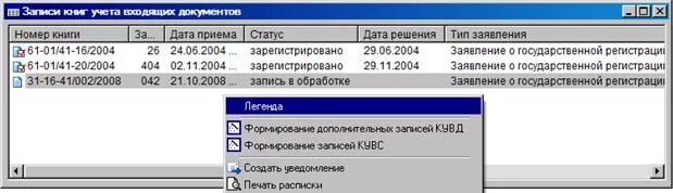 Статус по кувд росреестр. Номер записи в книге учета входящих документов. Книга учета входящих документов Росреестр. Номер книги учета входящих документов Росреестр. Номер кувд.