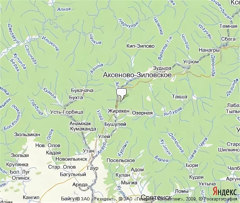 чернышевск забайкальский на карте