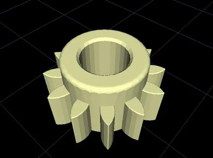 Шестеренка 3d модель