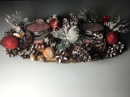 Новогодний подсвечник своими руками