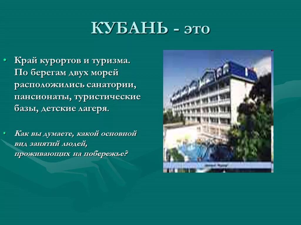 Сообщение о городе курорте краснодарского края