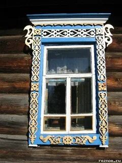 Крашеные наличники