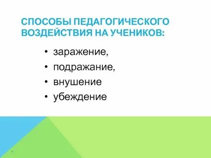 Анализ воспитательного воздействия
