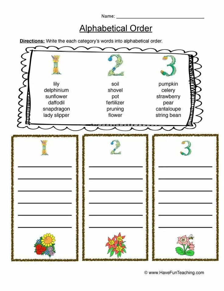 Then put them in alphabetical order. Alphabetical order worksheet. words in alphabetical order. abc order worksheets for kids. alphabet order worksheet.