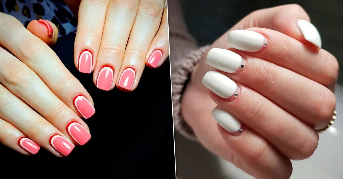How to Do a Negative-Space Moon Manicure in Two Steps Nail designs, Nails, Manic