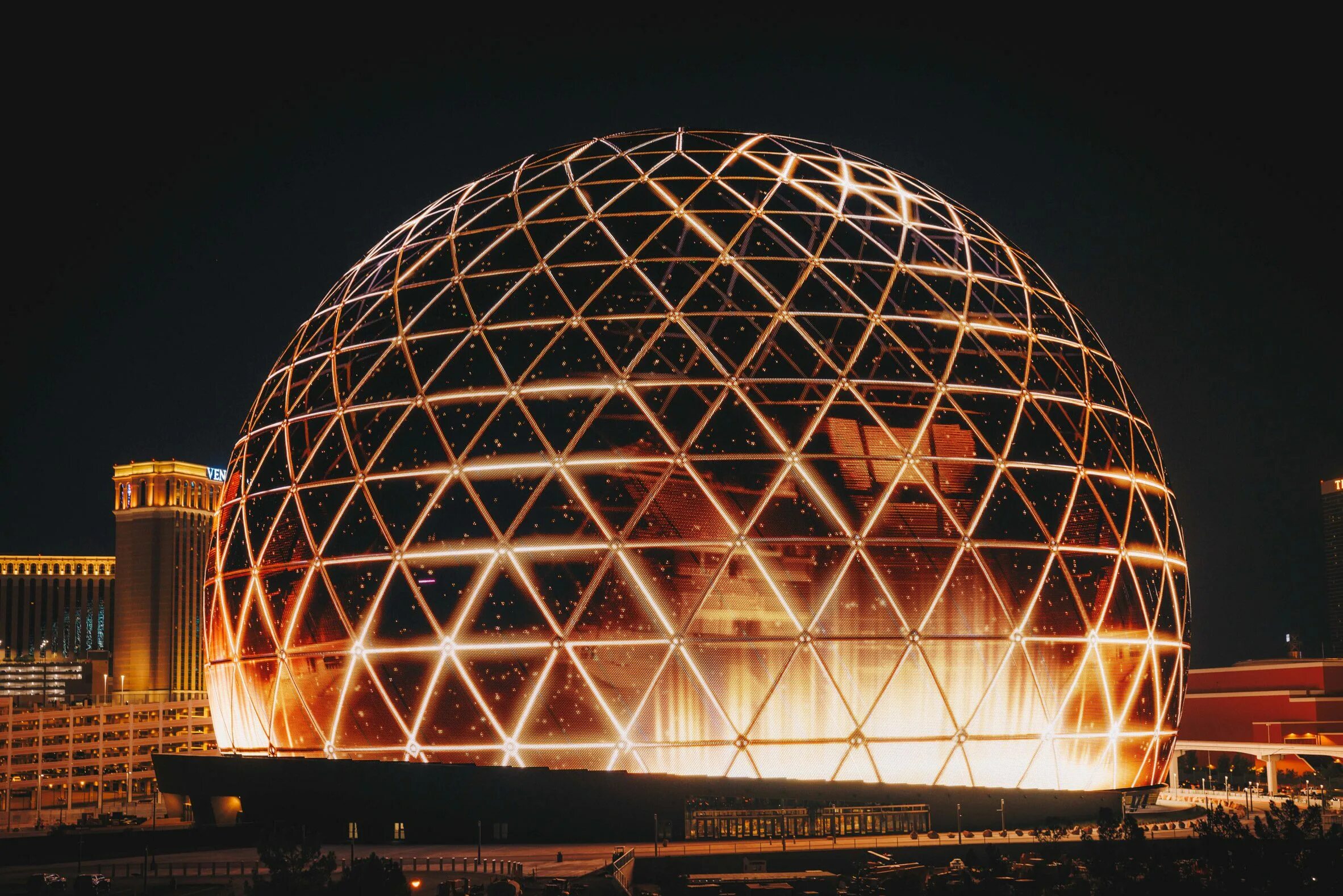 Vegas sphere. Vegas sphere