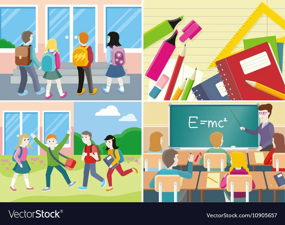 In a classroom in a shopping