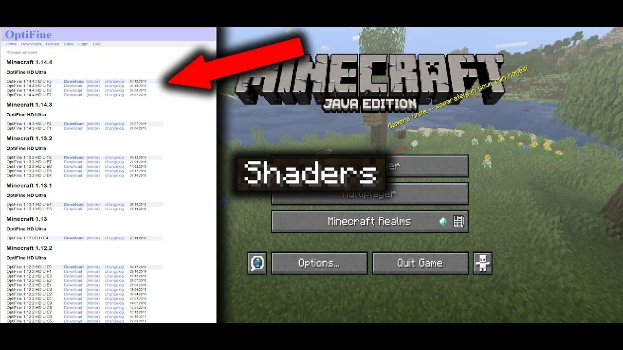 Майн оптифайн. Виды Optifine. Optifine 1.15.2. Зачем нужен Optifine. Optifine HD Ultra.