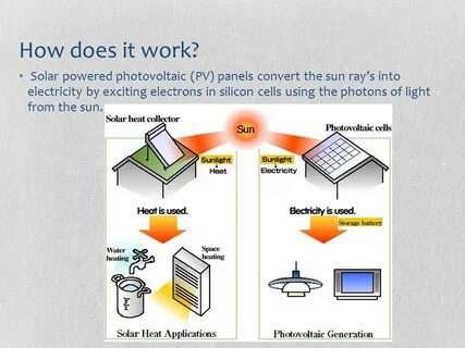 We can electricity by using solar energy