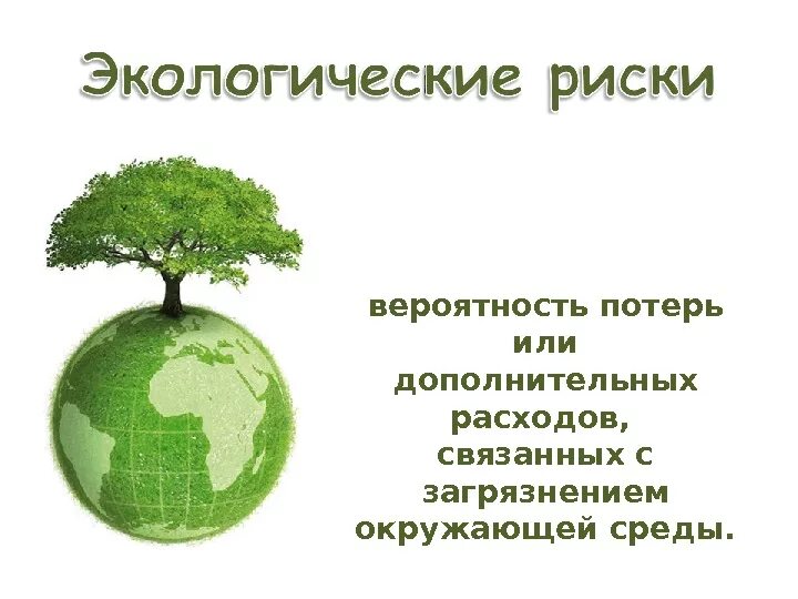 Environmental risk