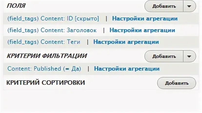 Контент теги