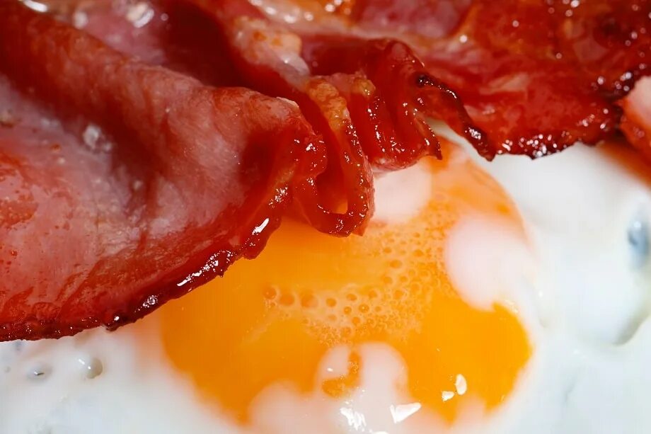 Bacon and eggs are. Bacon and eggs are