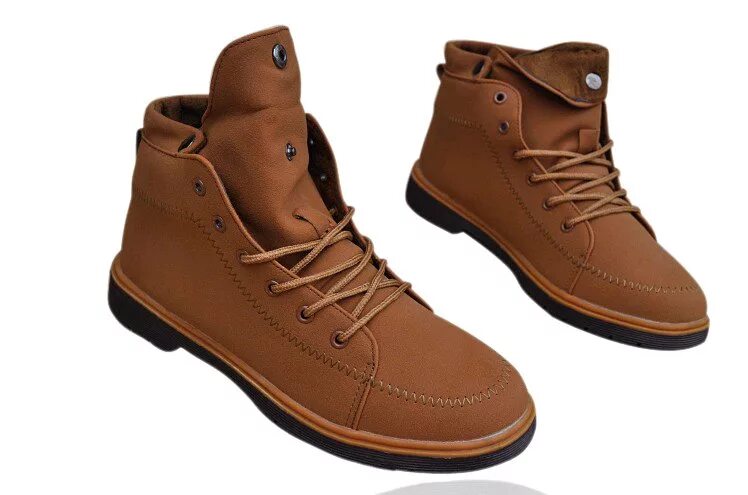 зимние ботинки мужские кожаные. Brunello. мужская обувь. мужской обуви зимние одежда.