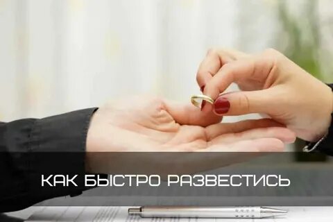 Мы разводимся срочно освобождай