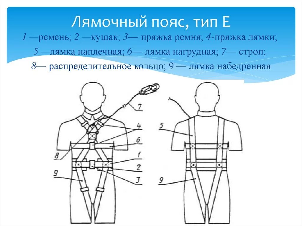 Лямочный пояс. Пояс ремень разновидности. Второй пояс (пояс ограничений). Виды поясных ремней.