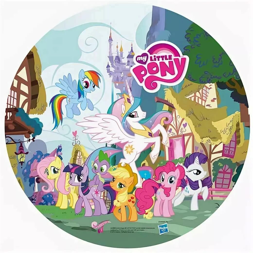 Mi little. Круглые пони. my little pony круглая. фотопечать пони круглые. торт с пони фотопечать.