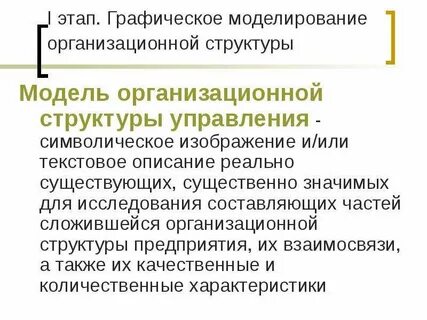 Изменение организационной структуры