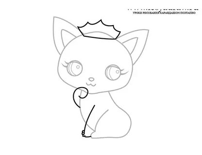 Алиса котик рисовать