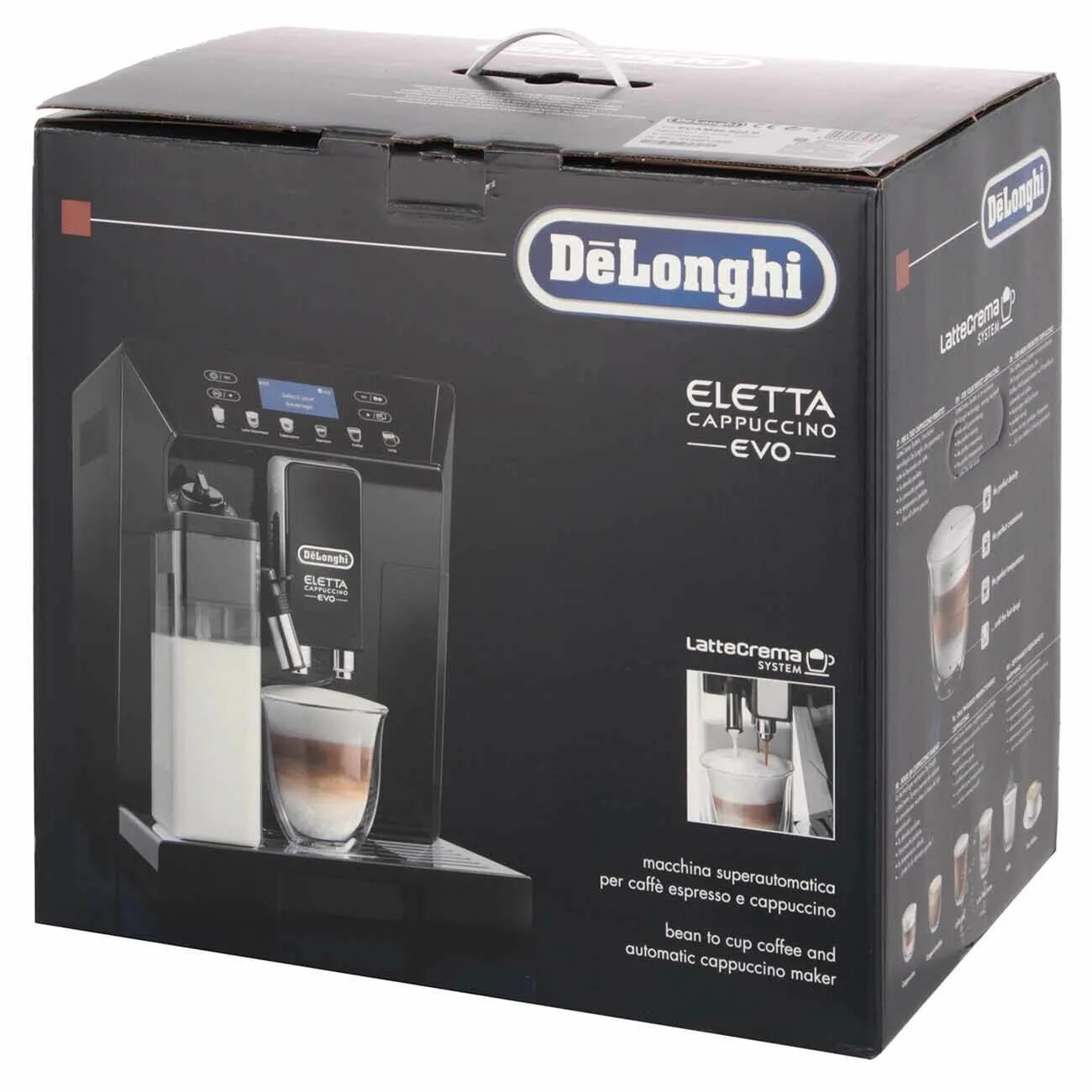 Delonghi eletta cappuccino evo. Кофемашина Delonghi ECAM46.860.B. Delonghi 46.860. Кофемашина Delonghi Eletta Cappuccino EVO ECAM46.860. Delonghi ECAM 46.860.B.