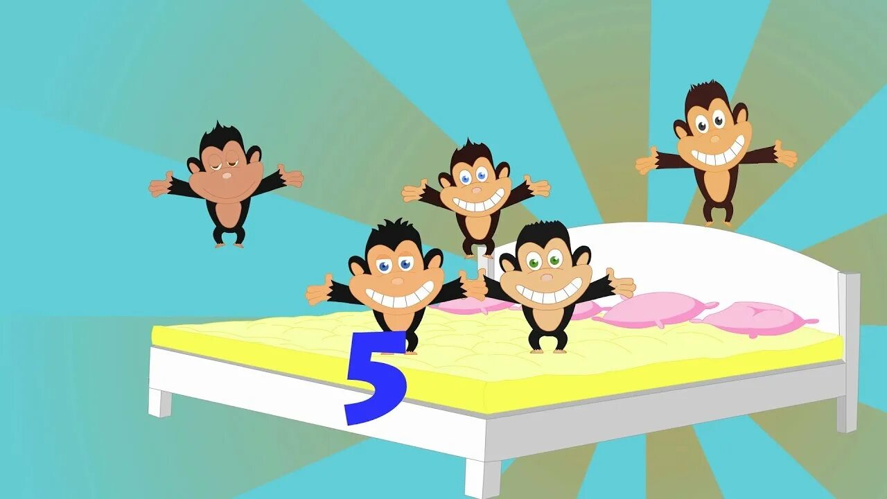 Включи five little monkeys. Five little monkeys. five little monkeys baby nursery. five little monkeys jumping on the bed nursery rhyme baby. flying cubes five little monkeys.