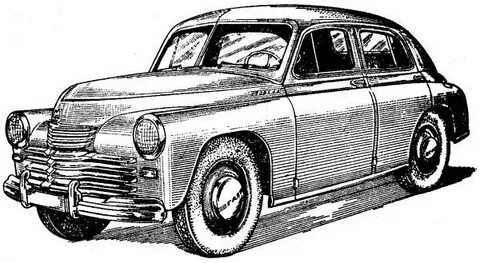Газ 20 рисунок