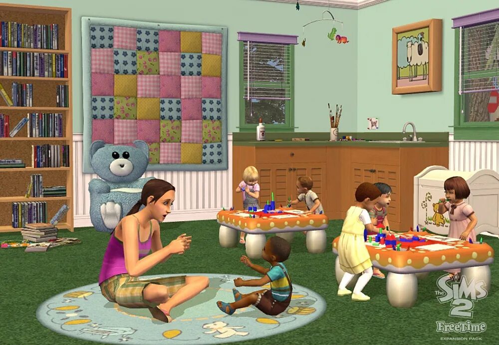 Игра SIMS 2. The SIMS 2: увлечения. The SIMS 2 Freetime. Симс 2 дети.