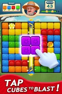 Fruits cubes blast tap puzzle