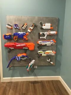 Nurf Gun Racks For Wall / × 4 feet and 2x4x8 studs diy nerf gun wall.