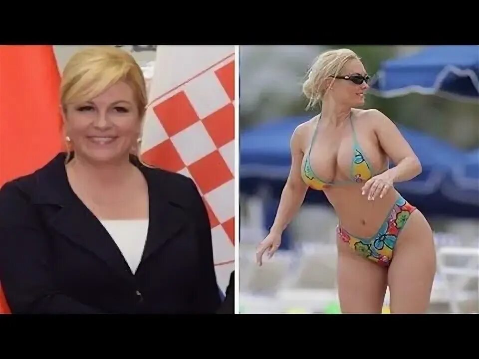 drücken Baseball Verbündete kolinda grabar kitaroviç bikini tragbar Handwerker H