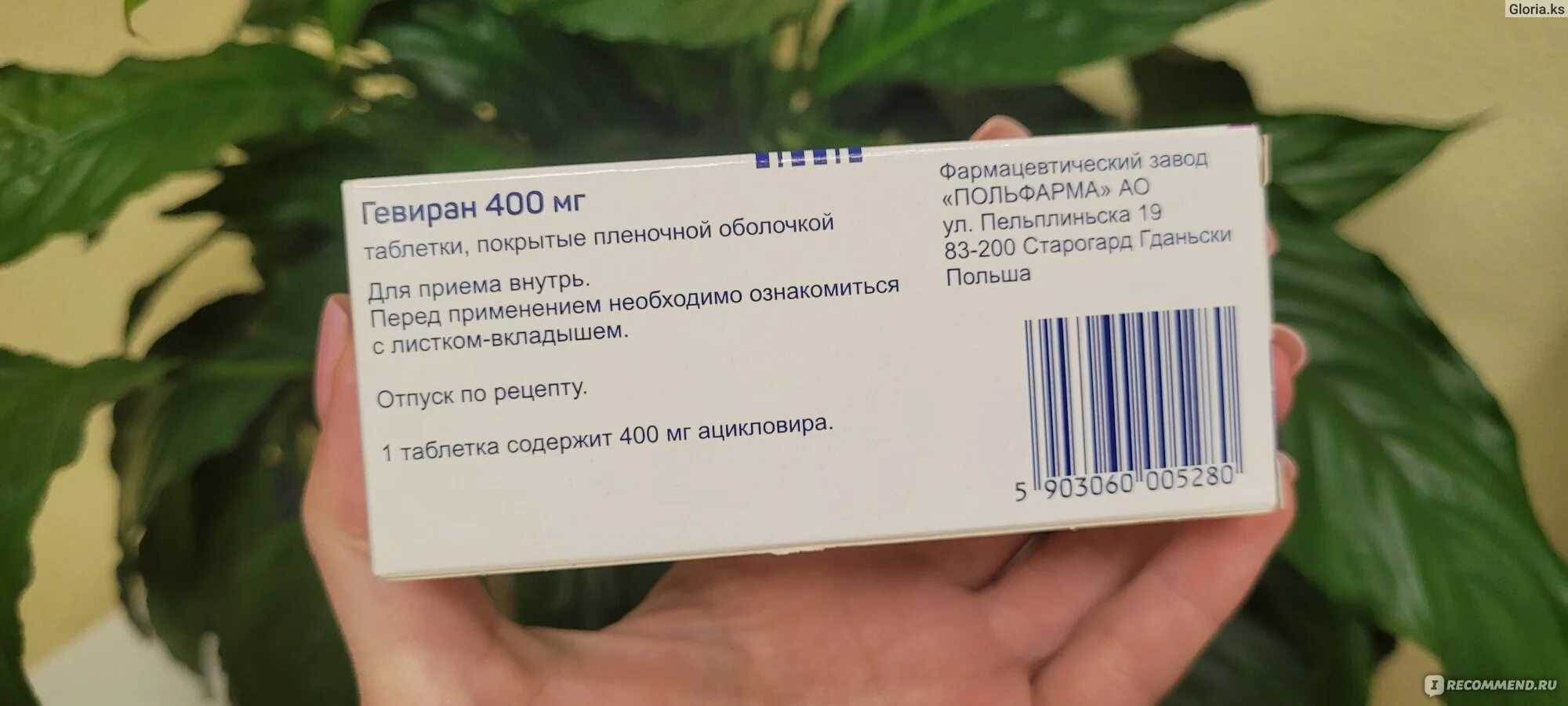 Гевиран 800 инструкция по применению. Гевиран 800 инструкция по применению