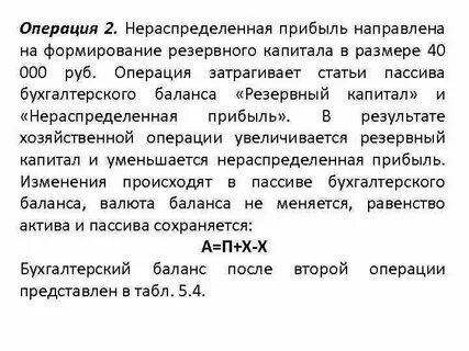 Нераспределенная прибыль какой актив