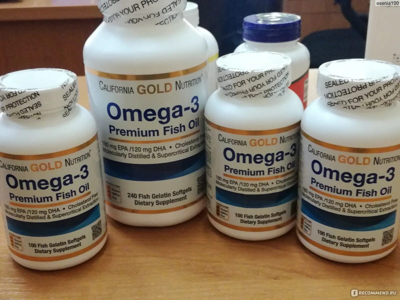 California gold nutrition omega 3 premium fish