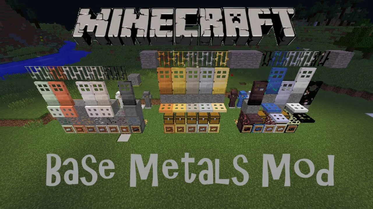 Base metals. Мод b.a.s.e. мод на металлы в майнкрафт. base metals компания.