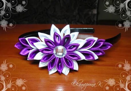 Ленты канзаши своими руками