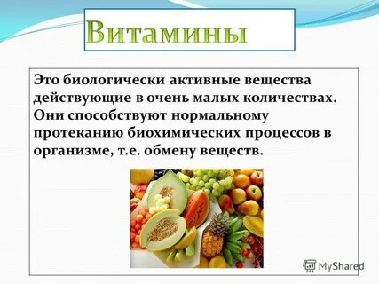 Биологическая роль витамина в1