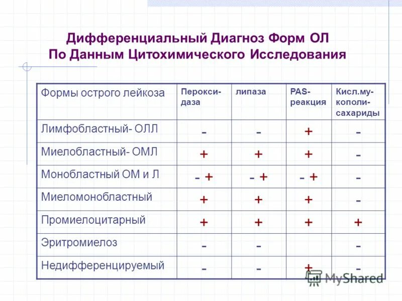 Диагноз острая кровь. Острый лейкоз и хронический лимфолейкоз. Острого лимфобластного лейкоза диагноз. Острый промиелоцитарный лейкоз клиника. Острый миелобластный лейкоз показатели крови.