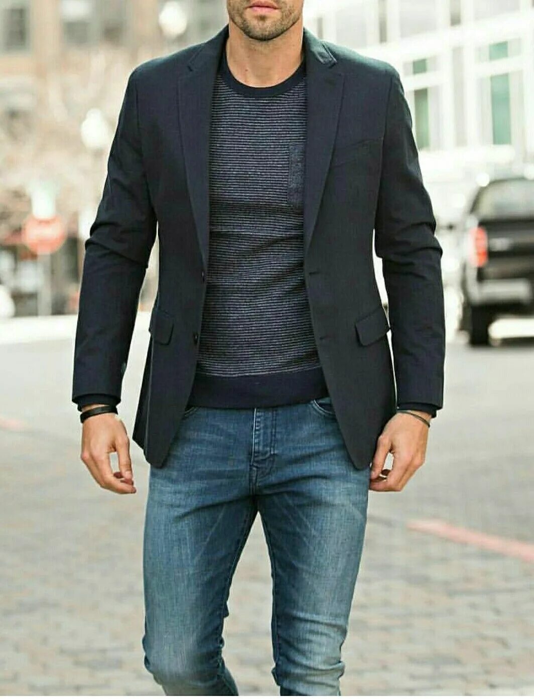 How to Wear a Blazer With Jeans - The Trend Spotter Blazer with jeans, Jeans bla