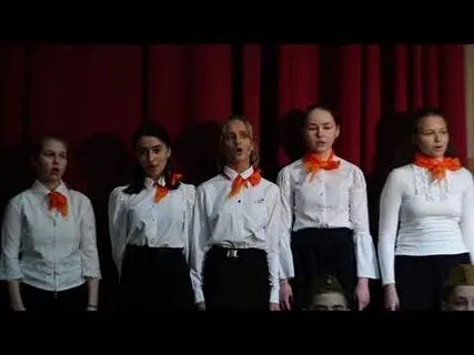 Видео патриотическая песня в школе