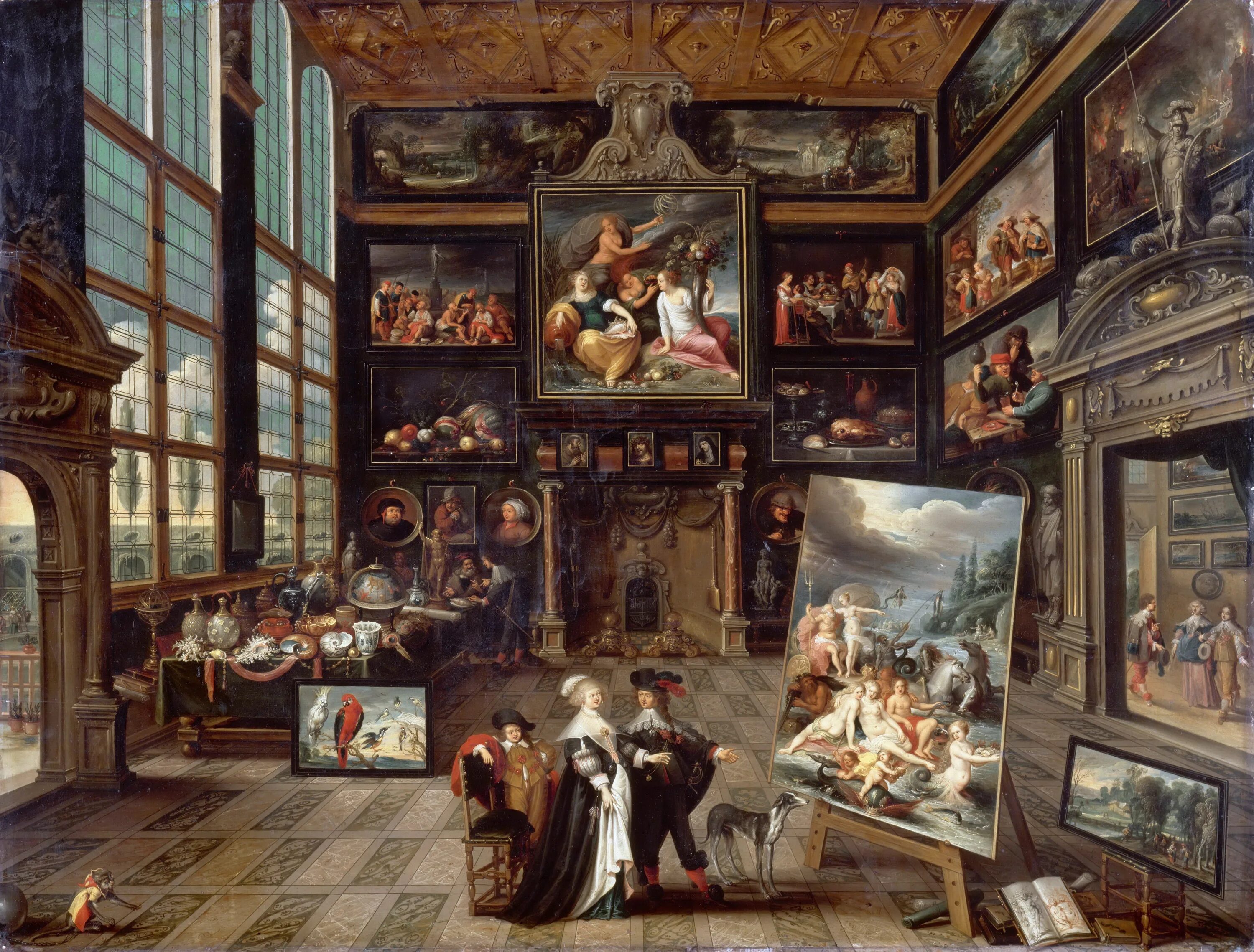 Творчество 16 века. Фламандская школа живописи 17 века. Корнелис Ван Далем картины. Виллем Ван Хахт. Фламандские художники 15 века картины.