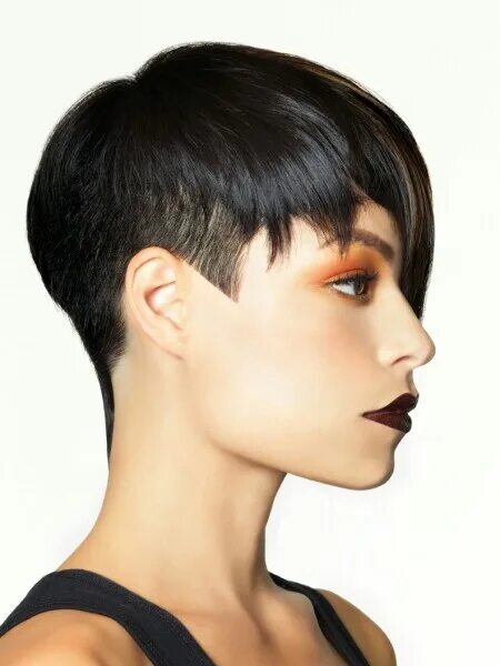 Короткие стрижки для женщин с окантовкой 60 Great Short Hairstyles for Black Women to Try This Year Tapered hair, Relaxed
