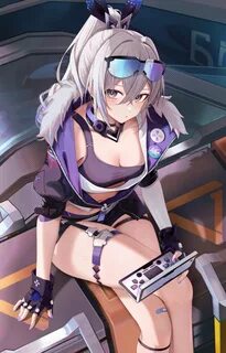 artist,Игровой арт,game art,Игры,Игровая эротика,silver wolf (honkai star r...
